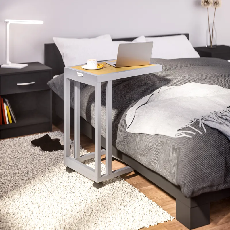 Casaria® Beistelltisch Natur WPC 65,5x50x40cm – Produktbild 2 von 2
