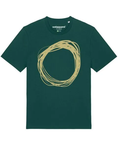 watapparel watapparel T-Shirt Unisex Kreis, Glazed green, – Produktbild 1 von 4