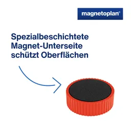magnetoplan 10 magnetoplan Magnete 'Discofix magnum' rot – Produktbild 1 von 1