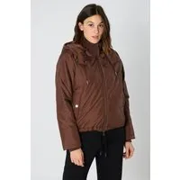 THOKKTHOKK ThokkThokk Damen vegan Kurze Jacke Mahagoni – Produktbild 1 von 1