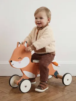 Vertbaudet Vertbaudet Baby Rutschfahrzeug Fuchs aus FSC®-Holz – Produktbild 1 von 1