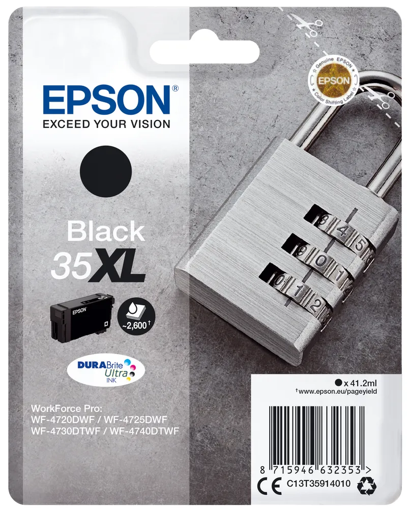 Epson Epson Tintenpatrone T3591/ 35XL schwarz – Produktbild 1 von 3