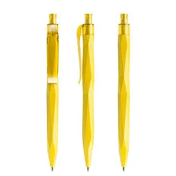 prodir prodir® Druckkugelschreiber QS20 PMT Push, blaue Mine, gelb – Produktbild 1 von 1