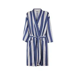 Vinga VINGA Ornos GRS Hamam-Bademantel L/XL, blau, weiß – Produktbild 1 von 1