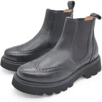 Werner Schuhe Werner Schuhe Schwarzer Chelsea Boot "Feldhamster", Schwarz, – Produktbild 1 von 1