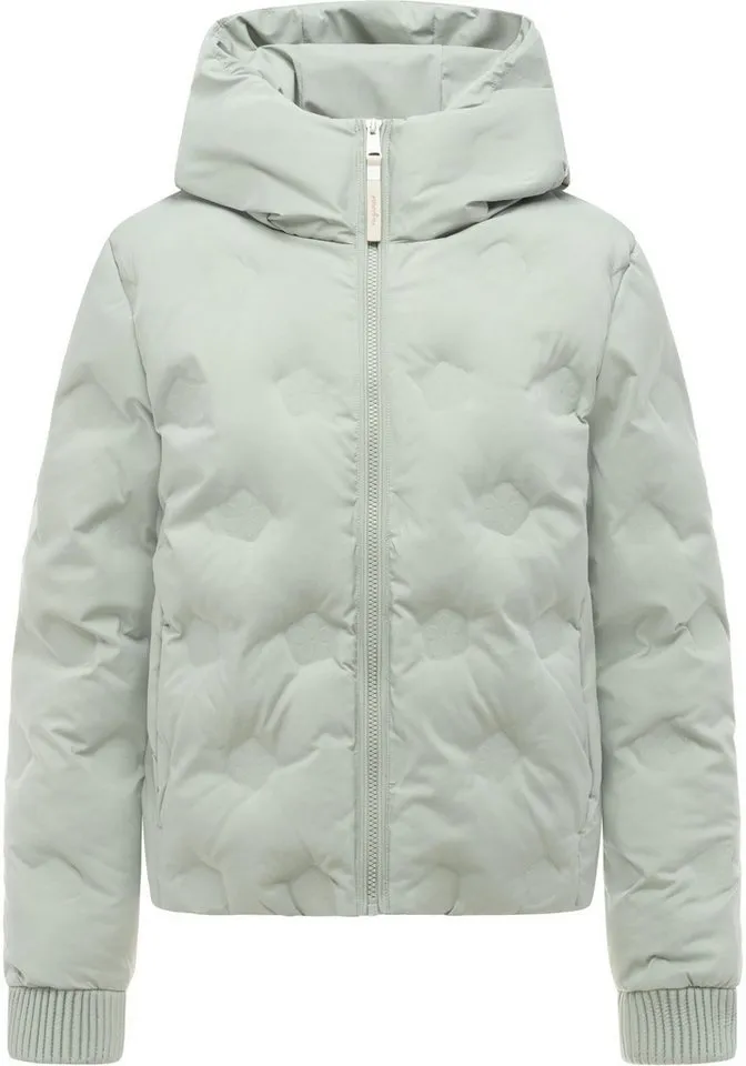 ragwear ragwear Outdoorjacke Lynnox Embossed Y Leichte Winterjacke mit Kapuze, wasserdicht und winddicht, Grün, – Produktbild 2 von 5