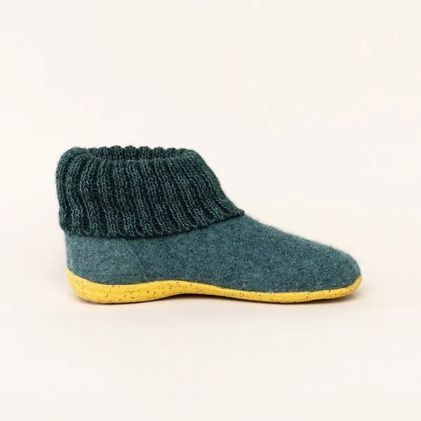 Gottstein Gottstein Kinder Hüttenschuh Alpine Boot RU für Jungen & Mädchen, Dunkel-grün, – Produktbild 2 von 3