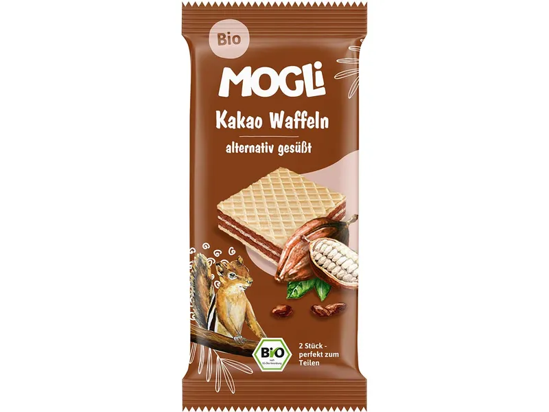 MOGLi MOGLi Bio-Kakaowaffel, 15 g – Produktbild 1 von 2