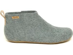 Magicfelt Magicfelt 743 Hüttenschuhe aus 100% Merino-Wolle Hausschuh für Damen & Herren Ledersohle – Produktbild 1 von 1