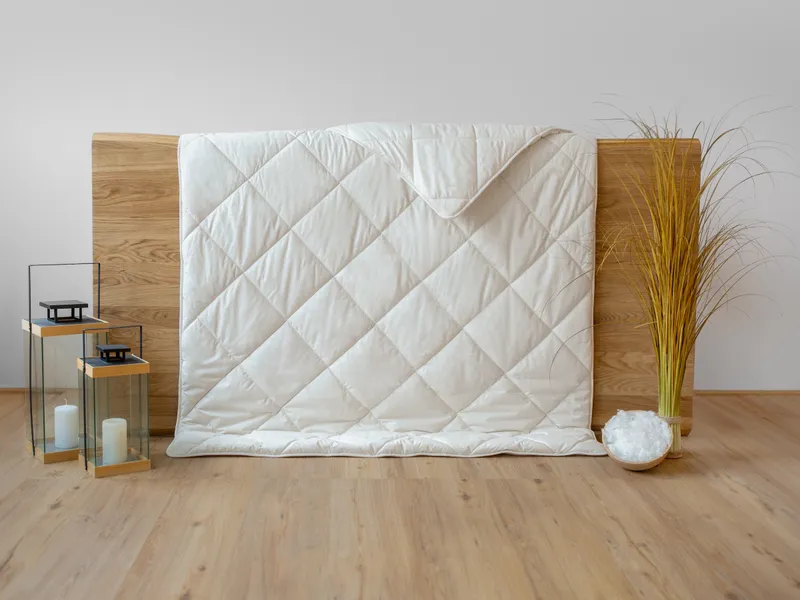 allnatura allnatura Lyocell-Duo-Bettdecke "Lyovita" | 240x220 cm, Weiß, – Produktbild 2 von 2