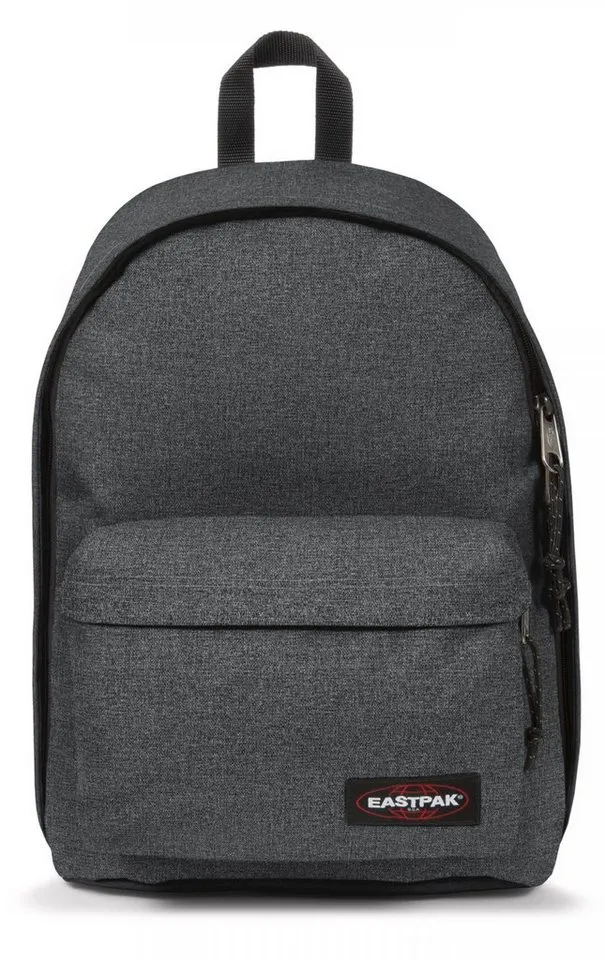 Eastpak Eastpak Freizeitrucksack OUT OF OFFICE, Unisex Cityrucksack, Schulrucksack mit Logo-Aufnäher & 14" Laptopfach, Grau, – Produktbild 2 von 5