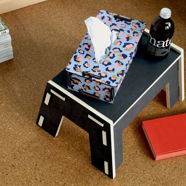 WERKHAUS WERKHAUS Tissue-Box Leo Lila – Produktbild 3 von 4