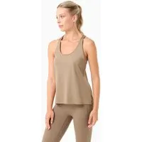 ORGANICATION ORGANICATION TINNA | Sportliches Tanktop aus recyceltem Polyamid, Gravel, – Produktbild 1 von 1