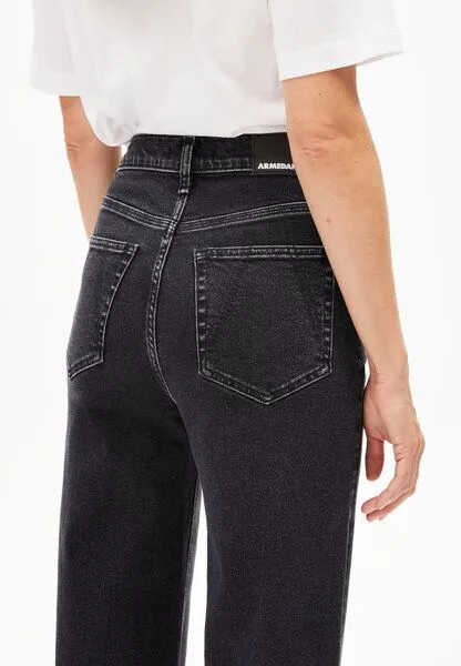 ARMEDANGELS ARMEDANGELS MURLIAA CROPPED Damen Wide Jeans recyclter Baumwoll Mix Comfort-Stretch, Blue, – Produktbild 2 von 3