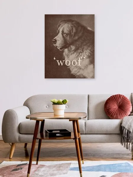 Photocircle Photocircle Poster / Leinwandbild - Famous Quote Dog – Produktbild 2 von 4