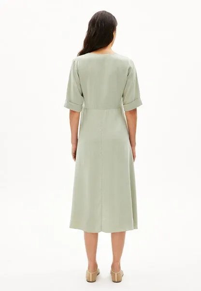 ARMEDANGELS ARMEDANGELS VAALI Damen Webkleid aus TENCEL Lyocell, Seagreen, – Produktbild 2 von 4