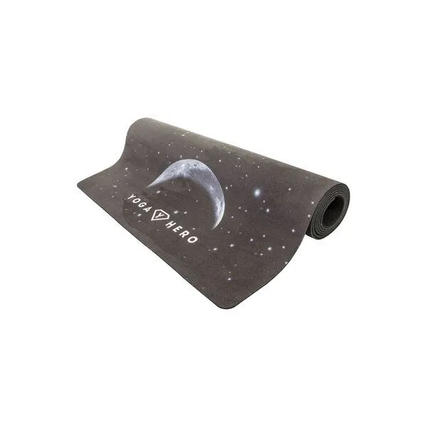 Yoga Hero Yoga Hero Yogamatte Classic 3,5mm mit Tragegurt, Mond (schwarz), – Produktbild 3 von 4