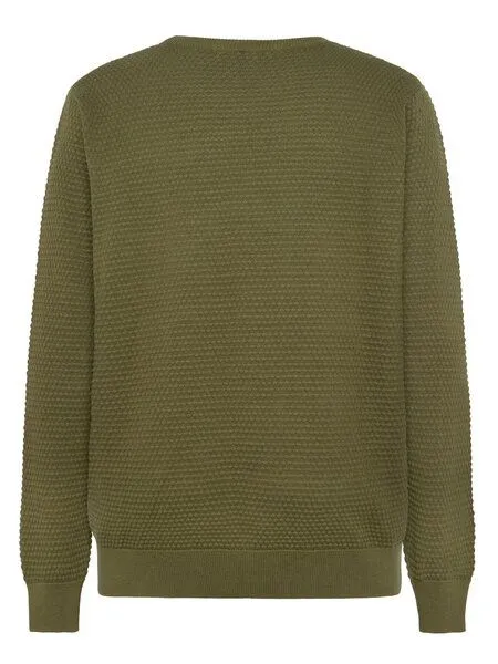 KnowledgeCotton Apparel KnowledgeCotton Apparel Strickpullover VAGN, Burned olive, – Produktbild 2 von 4