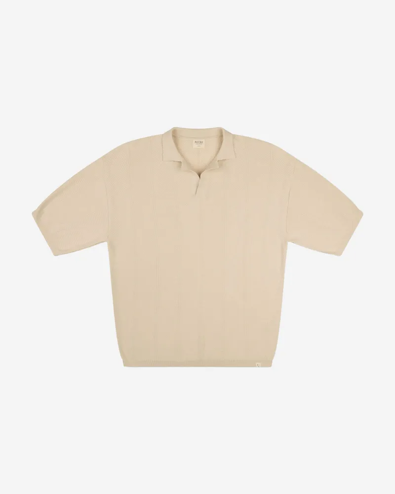 MATONA MATONA Herren vegan Polohemd Beige, Beige, – Produktbild 1 von 2
