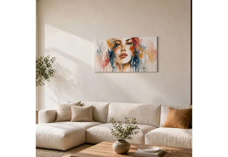M MERCEO Leinwand Künstlerleinwand 60x120cm 2er Set - Weiße Leinwand zum Bemalen, 2er-Set Leinwand 60x120cm (zum Bemalen, Baumwolle, Weiß, – Produktbild 5 von 5