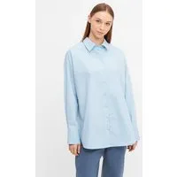 Givn Berlin Givn Berlin Bluse GBCOSIMA loose Fit aus Bio-Baumwolle - Ice Blue – Produktbild 1 von 1