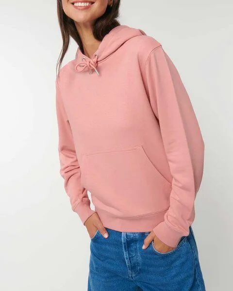 YTWOO YTWOO Nachhaltiger Unisex Hoodie aus Bio-Baumwolle und recyceltem PET; Terry, Pink, – Produktbild 1 von 4