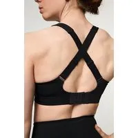 Girlfriend Collective Girlfriend Collective Damen Yoga-BH-Top High-Support Schwarz „Simone" recycelt – Produktbild 1 von 1