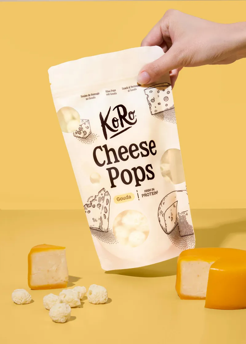 KoRo Cheese Pops Gouda | 50 g – Produktbild 3 von 5