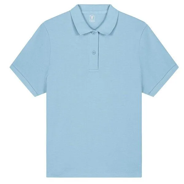 YTWOO YTWOO Klassiches Damen-Poloshirt, Sky blue, – Produktbild 1 von 2