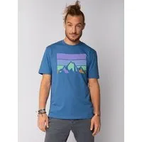 watapparel watapparel T-Shirt Unisex Retro Landscape, Bright blue, – Produktbild 1 von 1