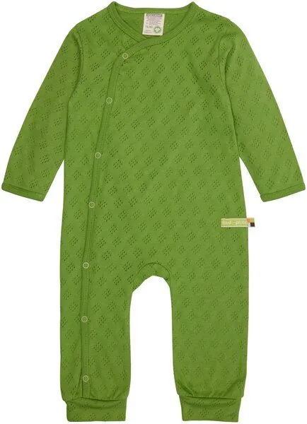 loud + proud loud + proud Baby & Kinder Overall Jacquard Strick, GOTS-zertifiziert, Grass(grün), – Produktbild 1 von 1