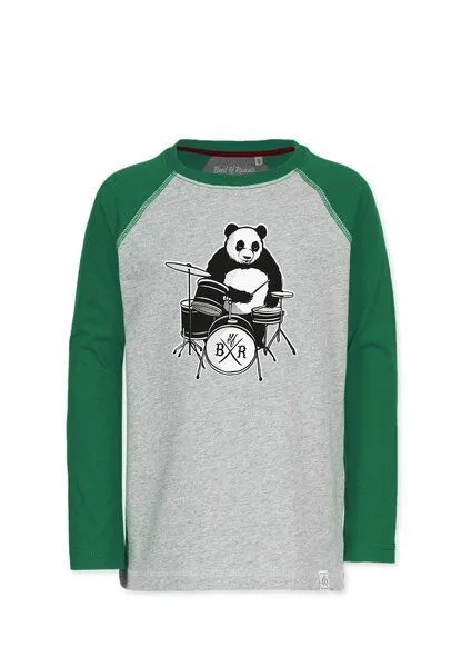 Band of Rascals Band of Rascals Panda Longsleeve Shirt, Dark-green, – Produktbild 1 von 4