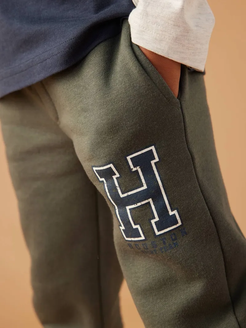 Vertbaudet Jungen Joggpants, Moosgrün, – Produktbild 3 von 4