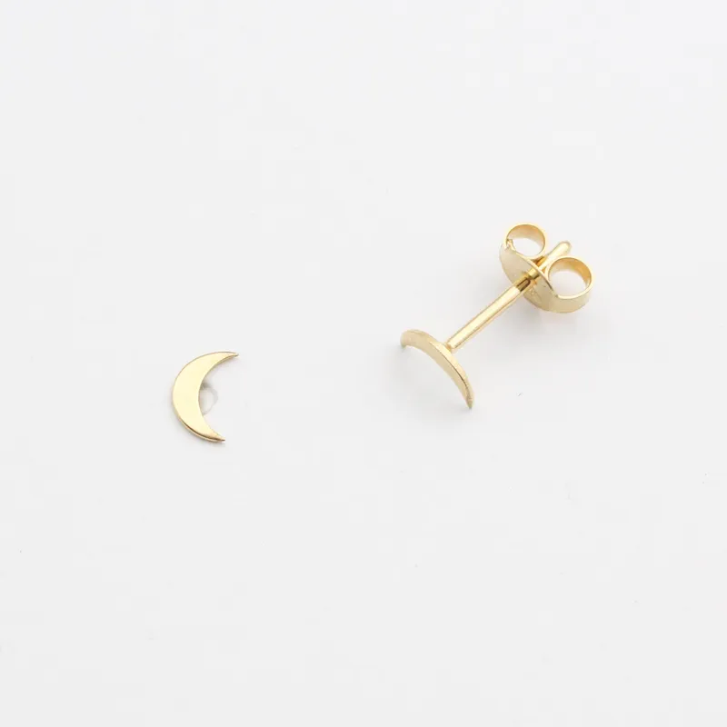 Jewelberry Jewelberry Stecker Tiny Moon, Vergoldet, – Produktbild 1 von 1