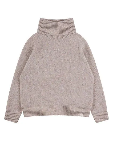 MATONA Matona Klassischer Rollkragenpullover für Kinder aus recycelter Wolle / Turtleneck Sweater, Konfetti, – Produktbild 3 von 4