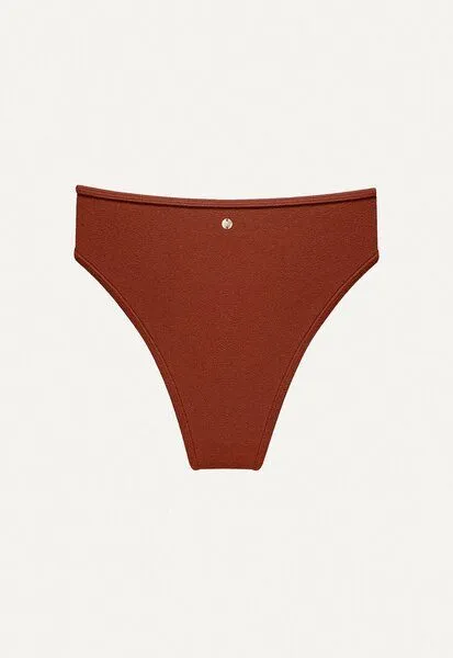 Oy Oy Bikini Hose „Calima“ aus Frottee-Stoff, Terrakotta, – Produktbild 2 von 3