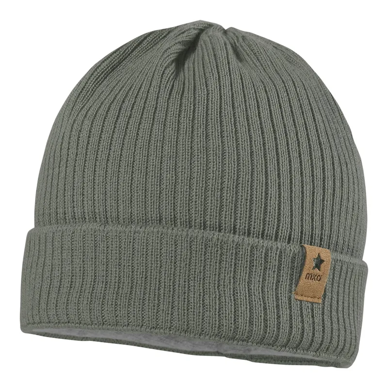 Maximo Maximo Winter-Strickmütze, Khaki, – Produktbild 1 von 2