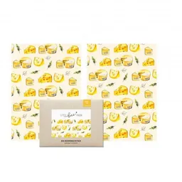 little bee fresh little bee fresh Bio-Bienenwachstücher 2er-Set – Käsetuch – Produktbild 1 von 1