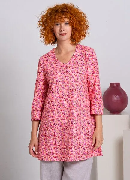 Heidekönigin Heidekönigin Jersey Tunika, Orange, – Produktbild 2 von 2