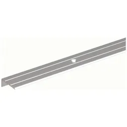 Alberts ALBERTS Treppenkanten-Schutzprofil, gebohrt, Alu silber elox., LxBxHxS 1000x24,5x20x1,5mm – Produktbild 1 von 1