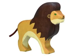 Holztiger Holztiger Holzfigur Löwe, stehend Maße 15 x 2,8 x 13 cm – Produktbild 1 von 1