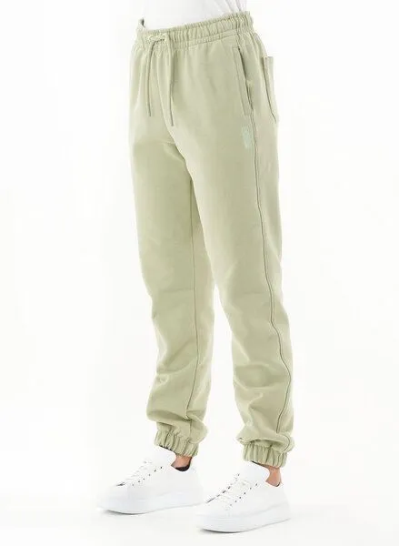 ORGANICATION ORGANICATION ESSENTIALS-PERRIE- Soft Touch Sweathose aus Bio-Baumwolle, Grün(sage green), – Produktbild 3 von 3