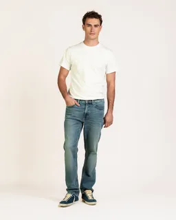 Kuyichi Kuyichi Herren vegan Jeans Scott Regular Foundry Blue – Produktbild 1 von 1