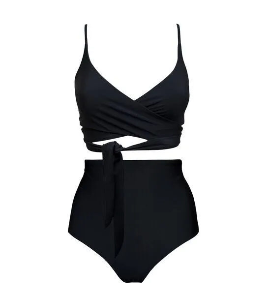 Anekdot Anekdot Bikini Set Lin Top + Core High Slip, Black, – Produktbild 2 von 4