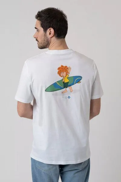 Bavarian Caps Bavarian Caps Herren T-Shirt Pumuckl Surft, Weiß, – Produktbild 2 von 3