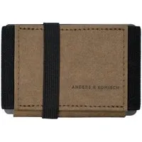 ANDERS & KOMISCH ANDERS & KOMISCH Mini Portemonnaie mit Münzfach A&K MINI CLASSIC - Slim Wallet Braun – Produktbild 1 von 1