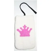short'n'pietz short'n'pietz handgefilzte IPhone-Hülle aus 100% Schafswolle, Weiß, – Produktbild 3 von 8