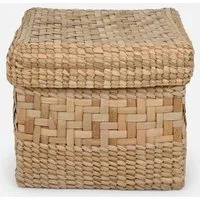 El Puente El Puente Korb mit Deckel | Fair Trade & Handmade aus Bangladesch, Natur, – Produktbild 1 von 1