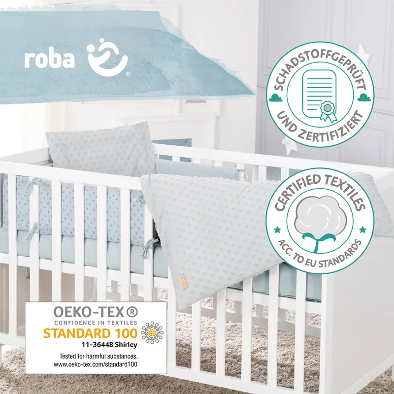 roba Roba Geschenkset BIO-Jersey Schlafen groß Lil Planet türkis – Produktbild 1 von 3