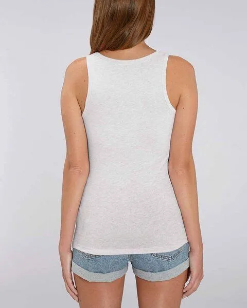 YTWOO YTWOO Damen Top aus Bio Baumwolle, nachhaltig & fair, viele Farben meliert, Hellgrau, – Produktbild 3 von 4